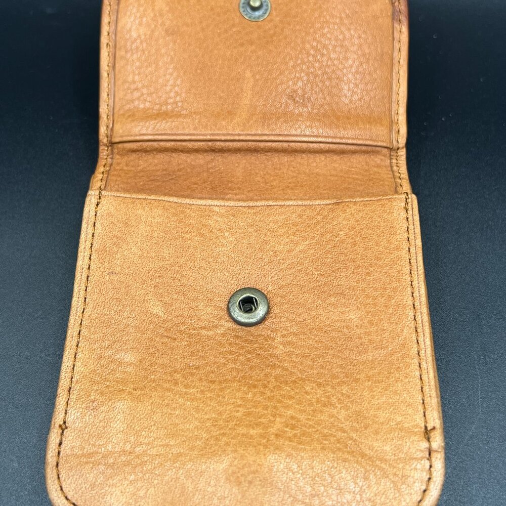 Tan Leather Card & Key Holder - Picture 3 of 5